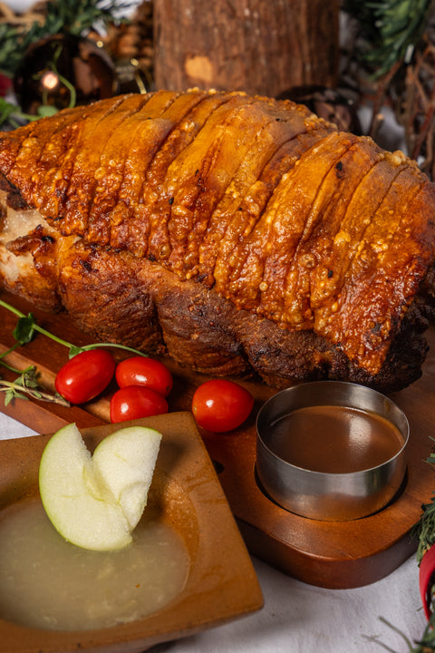 Crackling English Roast Pork