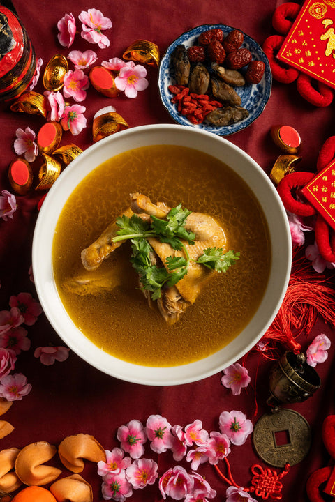 Chicken Soup with Dried Oysters