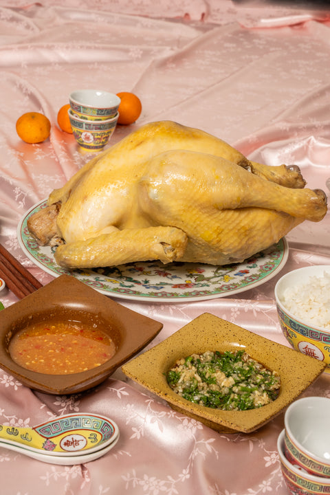 Steamed Kampung Chicken